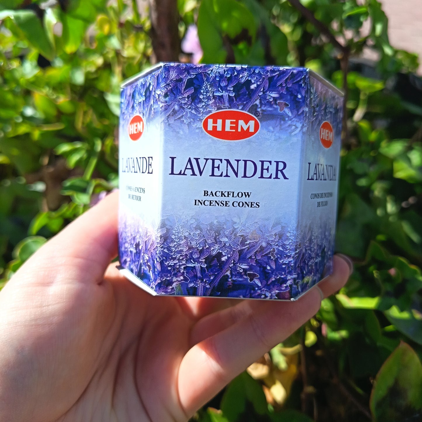 LAVENDER HEM INCENSE CONE BACKFLOW 40S