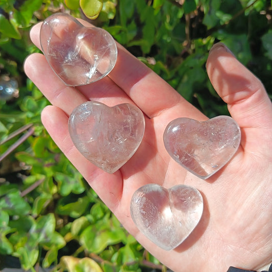 Clear Quartz Heart