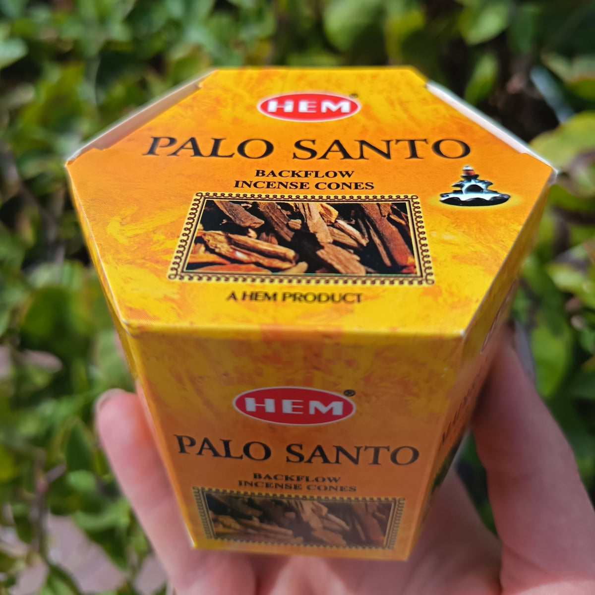 INCENSE CONES HEM PALO SANTO 40S BACKFLOW